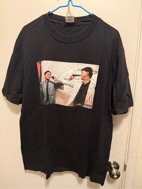 Supreme Black Short-Sleeve Tee with Photo Graphic